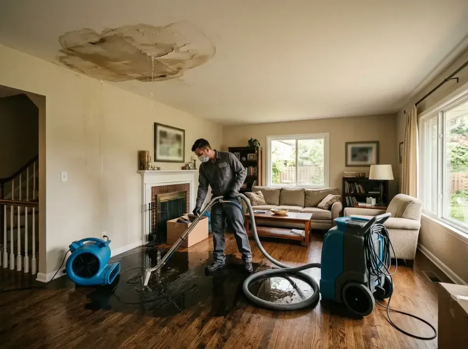 attic-pipe-burst-ceiling-drip-008 — frequently asked questions, Water Damage Restoration & Carpet Care in Indian Hills, KY